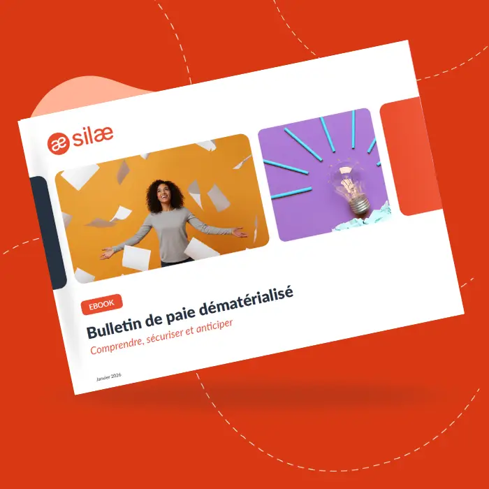 Couverture du guide PDF sur les obligations légales du bulletin de paie dématérialisé en 2026