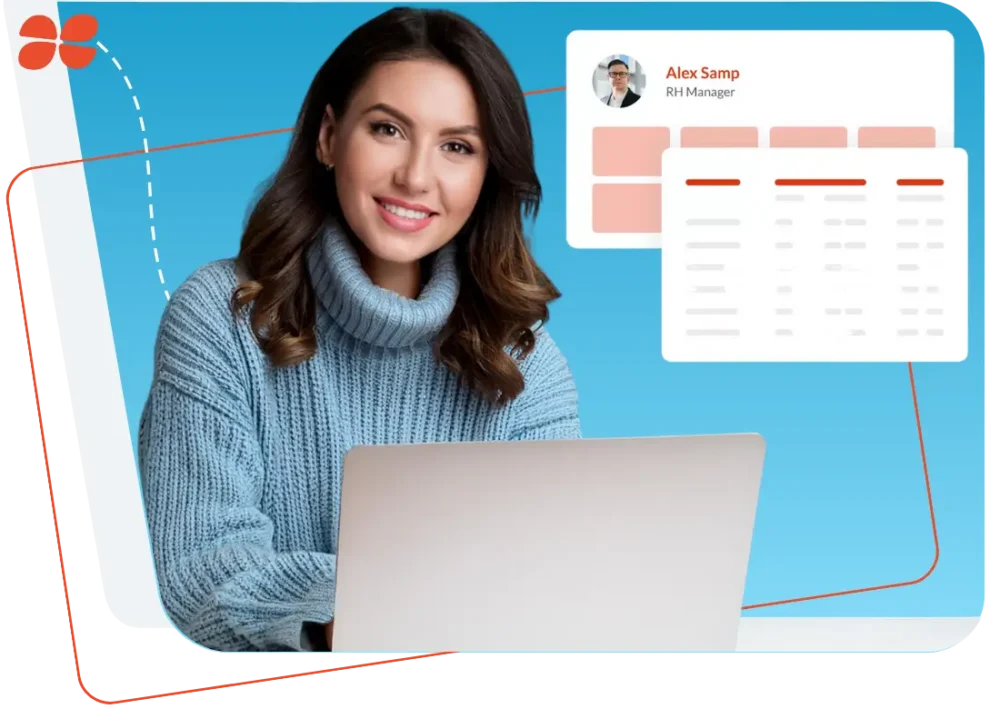 Responsable RH devant l’interface du logiciel de paie My Silae affichant les données salariales et les fonctionnalités de gestion automatisée.