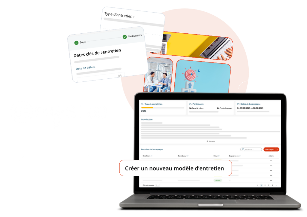 Digitalisez vos processus RH et pilotez vos entretiens sans effort, en toute conformité.