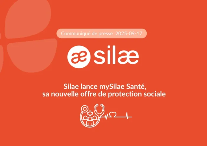 Visuel de lancement de mySilae Santé, la nouvelle offre de protection sociale intégrée à la paie proposée par Silae